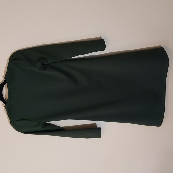 Neva| NWT Olive Green Long Sleeve Stretch Mini Dress - Picture 2 of 7